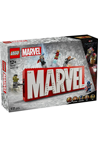 LEGO Super Heroes Marvel Logo and Minifigures 76313