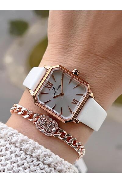 Daniel Klein Women's Wristwatch+Bracelet with Leather Band 2 Years Warranty 3 Atm Water Resistant Bd.13939.5