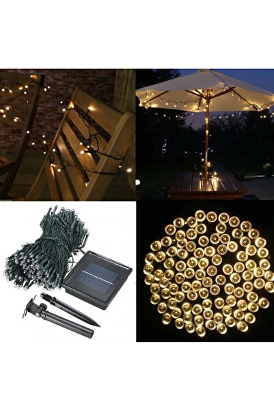 VELORA Solar LED String Lights, 300 LEDs, 30 m, Warm White, Remote, Solar Panel with Auto Sensor
