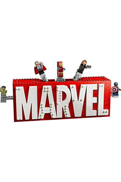 LEGO Super Heroes Marvel Logo and Minifigures 76313