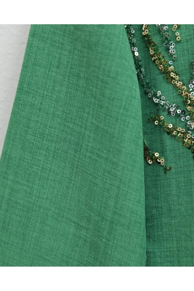 Modamorfo Dlouhá košile s flitry na přední straně - Orman Yş.