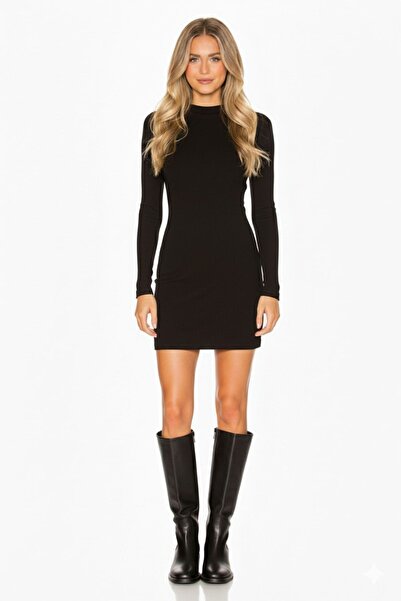 segiza Crew Neck Mini Dress 90 cm