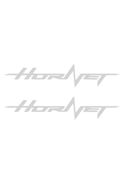 Oracal Set of 2 stickers Honda Cb Hornet 2, 25cm, silver