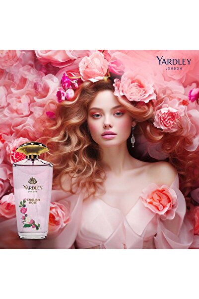 YARDLEY A set including English Rose EDT perfume and body spray 125ml + 150ml (Pack of 2)