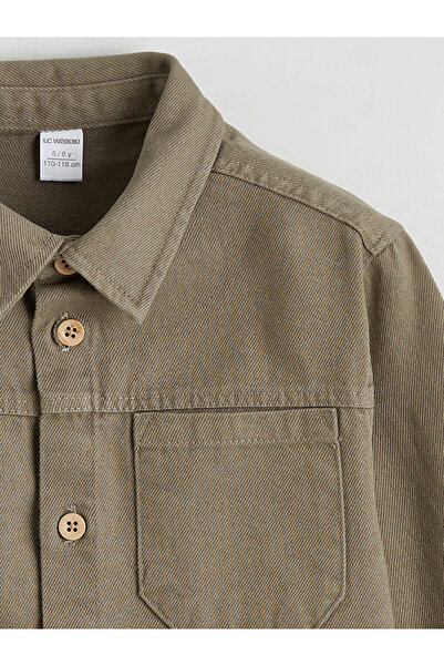 LC Waikiki Lcw Kids Green Boys Shirt T-Shirt and Pants