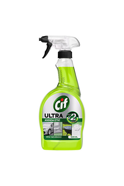 Cif Sprey Ultra Anında Etki Kir ve Yağ Çözücü 750 ML