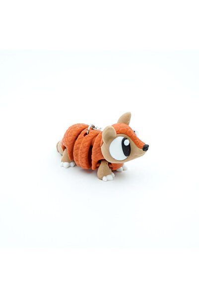 OEM Flexi Keychain for Backpack, Bag or Keys, Armadillo Keychain