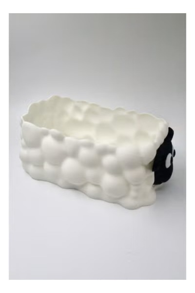 3D Brothers Eid Sheep Decorative Basket – For Occasions, Hospitality & Decor (13×20×8.5 cm)