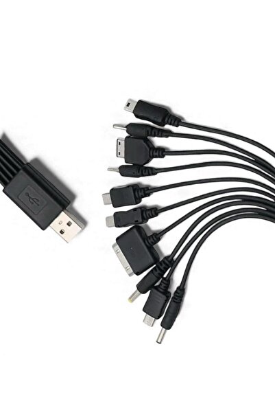 Axe Tools Çok Fonksiyonlu 10’lu USB Şarj Kablosu – Çoklu Uçlu Universal Şarj ...