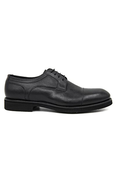 OGGI 029901 Fur Men's Classic Shoes - Black