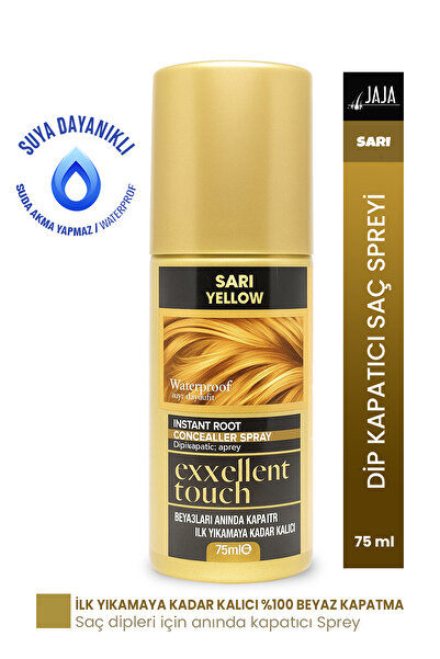 Jaja Exxellent Touch Dip Kapatıcı Saç Spreyi Sarı 75 ml