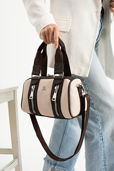 KIRASE Women's Cylinder Model Quality Hand and Shoulder Bag 651