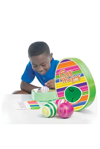 Zing Eggmazing Mini play set - Easter egg decorator with 6 markers, Multicolor