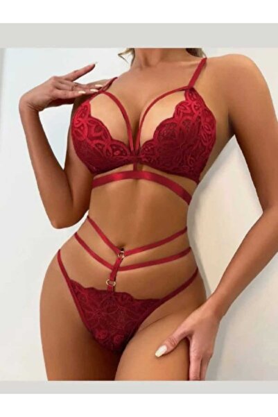 Butik Dantel Detaylı Sütyen Takımı