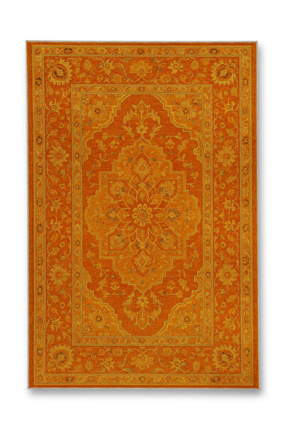 Rugs Modern Halı MOSSO Μπλε Μωβ Αποχρώσεις Έθνικ Λουλούδια με Σχέδιο Υφαντή Β...