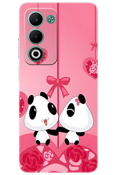 Ceppare Oppo A5 / A5 5G Uyumlu Kılıf Desen Baskılı Silikon Sevimli Pandalar S...