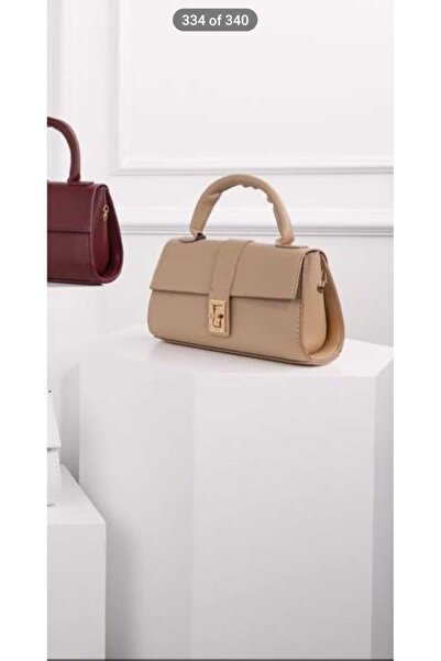 ÖZÜM TAKI Women's Shoulder and Arm Crossbody Bag Light Brown