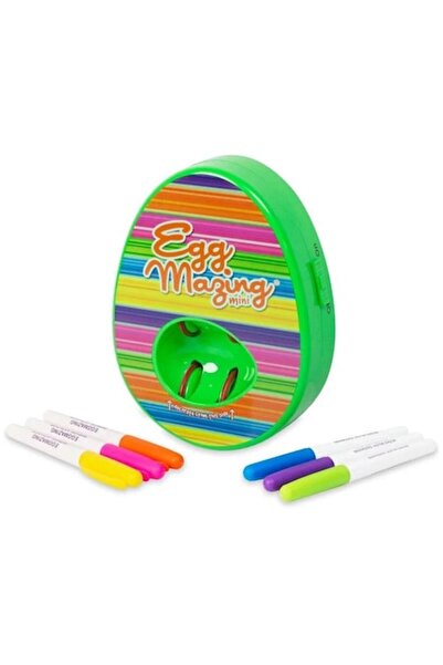 Zing Eggmazing Mini play set - Easter egg decorator with 6 markers, Multicolor
