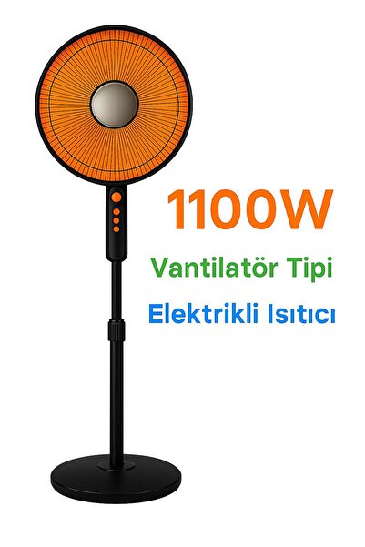 ATLT ATLANTİS 1100 w VANTİLATÖR TİPİ AYAKLI TASARUFLLU SÜPER ISI SERAMİK GÜNE...
