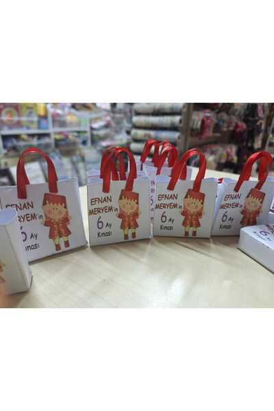 Büşra Süsleme 6 Ay Kınası, Kına Hediyeliği 30 lu