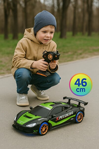 TOYFEST 1:10 Hızlı Speed King Sarjlı Kumandalı Araba 25 Kmh 2.4 Ghz Tekerlek ...