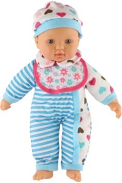 OEM Soft-bodied doll with pacifier and cradle