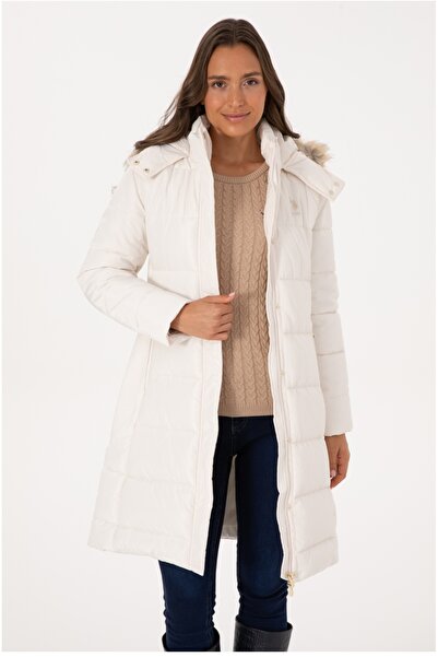 U.S. Polo Assn. U.s polo assn basic fit kesim,  kapüşonlu kaban