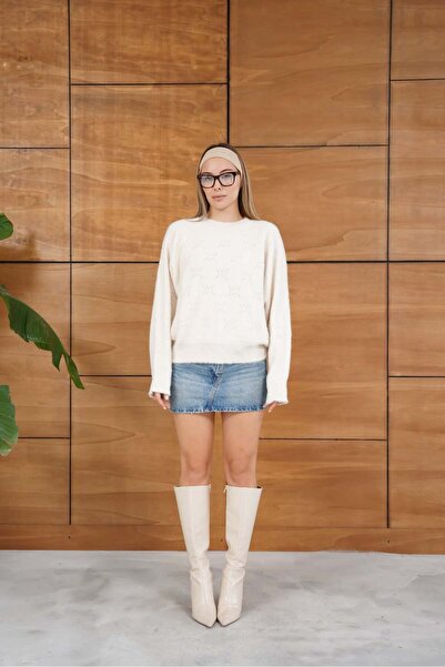 REDMİNA fashion Lightweight Textured Women's Knit Sweater