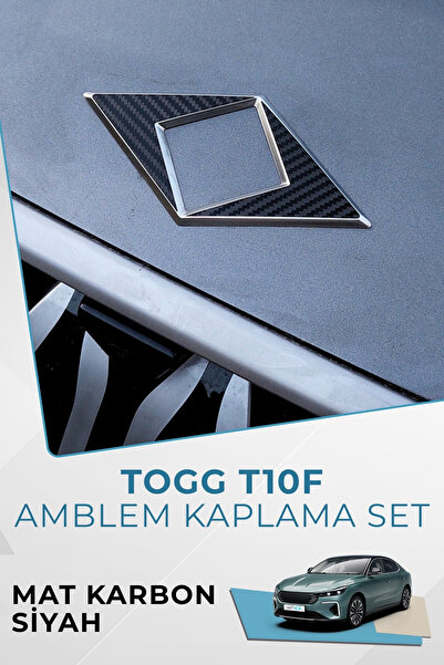 GRAFİCAR TOGG T10F SEDAN Uyumlu Amblem Kaplama Sticker Set