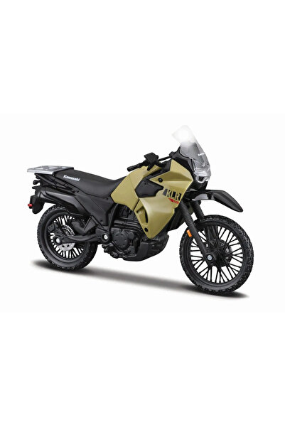 Maisto ΜΕΤΑΛΛΙΚΗ ΜΟΤΟΣΙΚΛΕΤΑ ΕΙΔΙΚΗΣ ΕΚΔΟΣΗΣ KAWASAKI KLR650 ΠΡΑΣΙΝΗ ΚΛΙΜΑΚΑ 1 ΕΩΣ 18