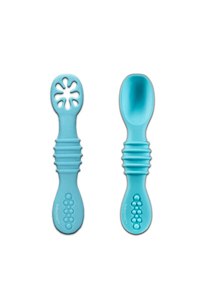 bebeLOGIC Σετ 2 κουταλιών διαφοροποίησης και απογαλακτισμού πριν από το κουτά...