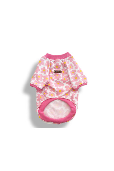 Luli Pet Pink Floral Dog T-Shirt