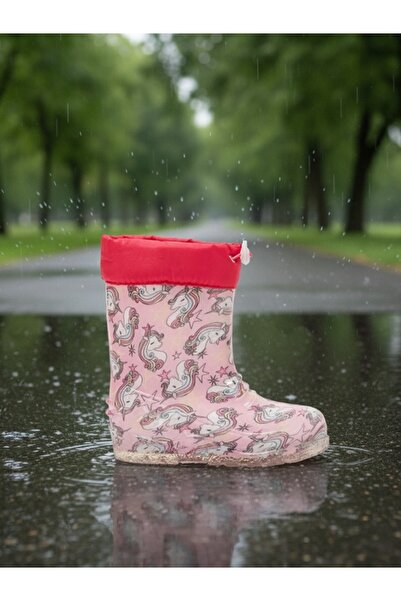 casso Unico Girls' Plastic Never Waterproof Rain Boots