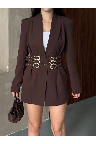 buqre's moda Μπουφάν με λεπτομέρεια σχεδίασης με επένδυση σεζόν