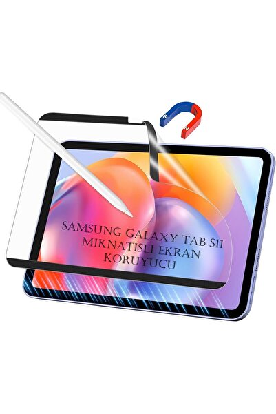 TEKNETSTORE Samsung Galaxy Tab S11 Compatible Screen Protector Magnetic (Magnetic) Paper Feel Sm-X730