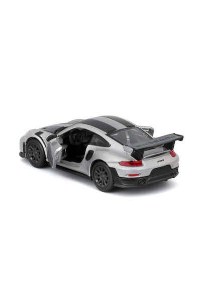Maisto Porsche 911 GT2 RS Diecast Model Car, Κλίμακα 1:64 (Μαύρο/Ασημί)