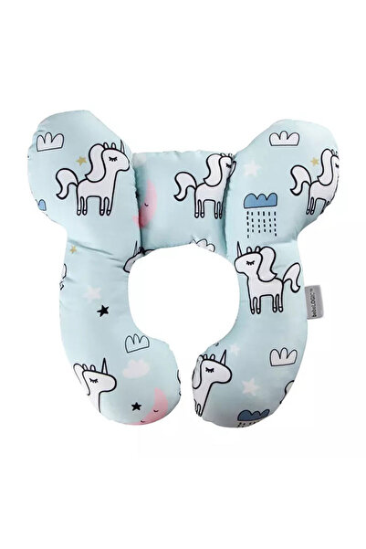 bebeLOGIC Perna voiaj copii, sustinere cap si gat, 0-24 luni, model unicorn, ...