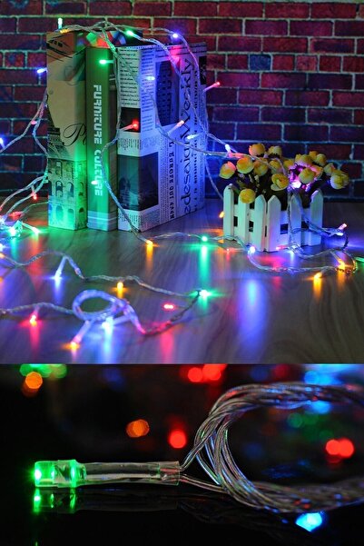 LightSpace Süsleme Işığı 10 Metre 100 Ledli 8 Fonksiyonlu Fişli Rgb Led Lamba...
