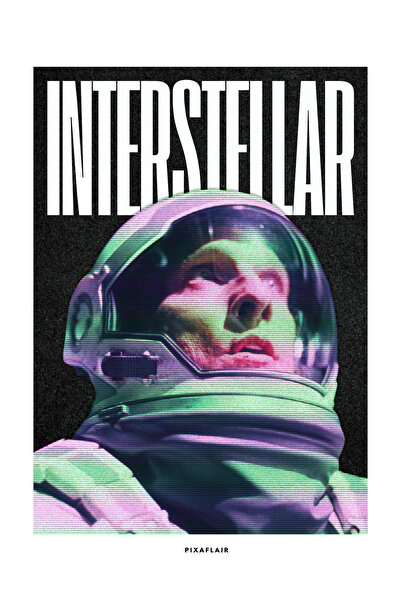 Pixaflair - Interstellar - Cooper - Çerçevesiz Poster