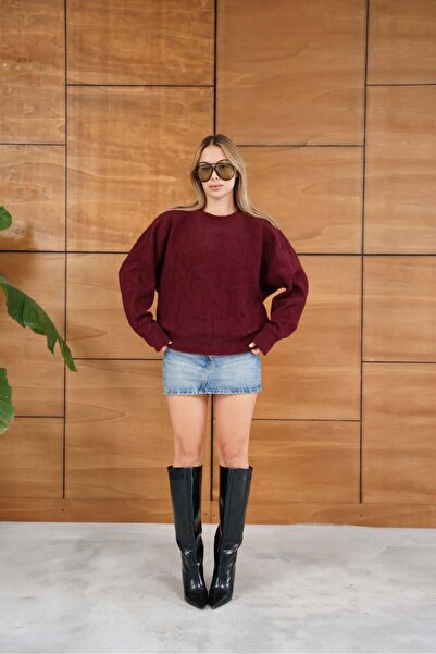 REDMİNA fashion Lightweight Textured Women's Knit Sweater