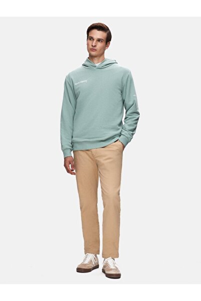 Ltb Straight Leg Gabardine Cream Pants