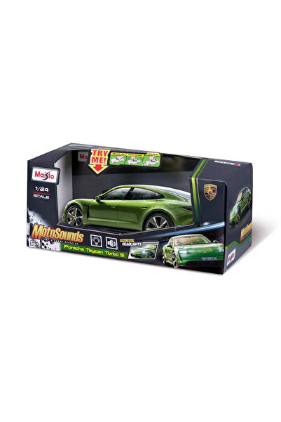 Maisto PORSCHE TAYCAN TURBO S ΑΥΤΟΚΙΝΗΤΟ ΗΧΟΣ ΚΑΙ ΦΩΤΑ ΚΛΙΜΑΚΑ 1:24