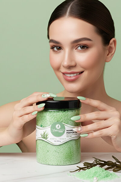 Smoothly Natural Manicure-Pedicure and Bath Salt – Spa Effect Care Salt 1000 Gr. Giant Size