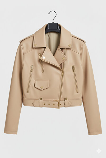 VESİBELLA KADIN DERİ CEKET %100 HAKİKİ DERİ CEKET