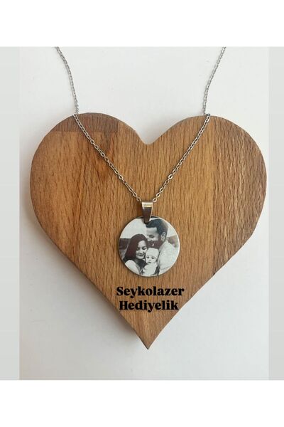 SEYKO RESİMLİ ÇELİK KOLYE