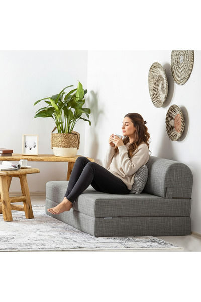 İşima Home Çift Kişilik Neva Berjer - Katlanabilir Tasarım