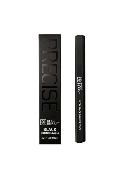 ROSE BERRYY Luxury matte black eyeliner pencil