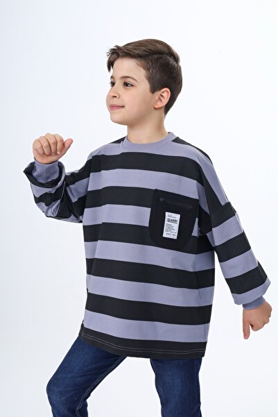 Toontoy Boy's Striped Sweatshirt