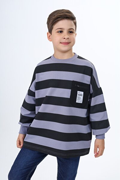 Toontoy Boy's Striped Sweatshirt