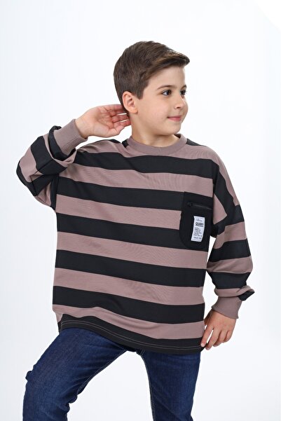 Toontoy Boy's Striped Sweatshirt